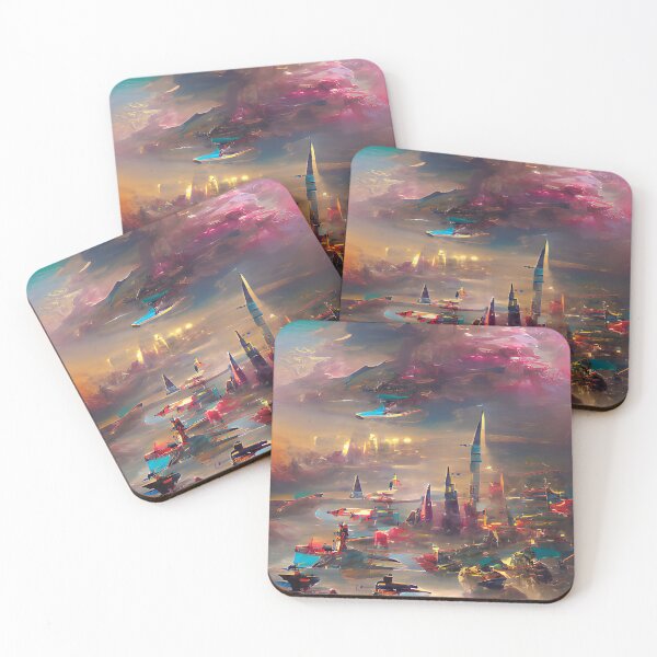 Item preview, Futuristic Space City designed and sold by NikolaMio.