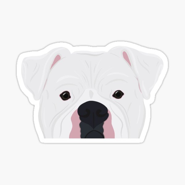 Portrait Details about   Only Talking To My Bulldog Sticker 