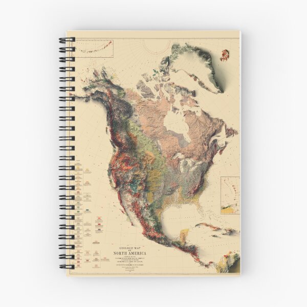 Item preview, 1911 North America Relief Map 3D digitally-rendered designed and sold by ThinkAboutMaps.
