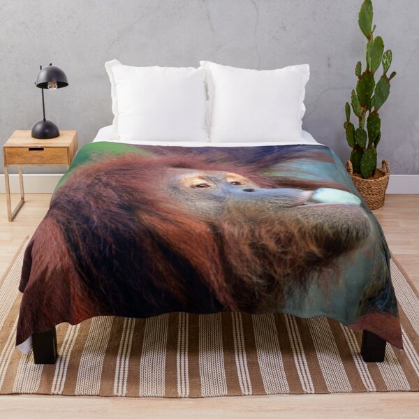 Item preview, Orangutan eating Ice designed and sold by Savannah Gibbs.