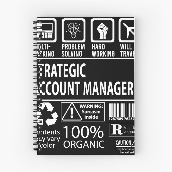 Item preview, Strategic Account Manager T Shirt - MultiTasking Certified Job Gift Item Tee designed and sold by andahanson.