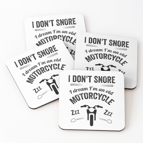 Item preview, Humor gift - I do not snore I dream that I am an old motorbike designed and sold by RomualdGR.