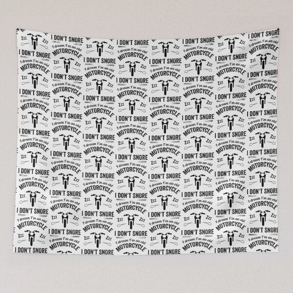 Item preview, Humor gift - I do not snore I dream that I am an old motorbike designed and sold by RomualdGR.