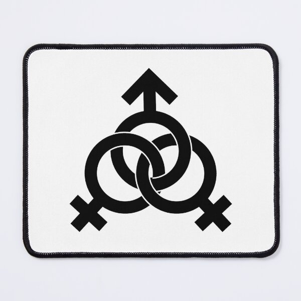 Item preview, Male Female Female Threesome Triad Trio Polyam Polyamory Symbol designed and sold by RoguePixel.