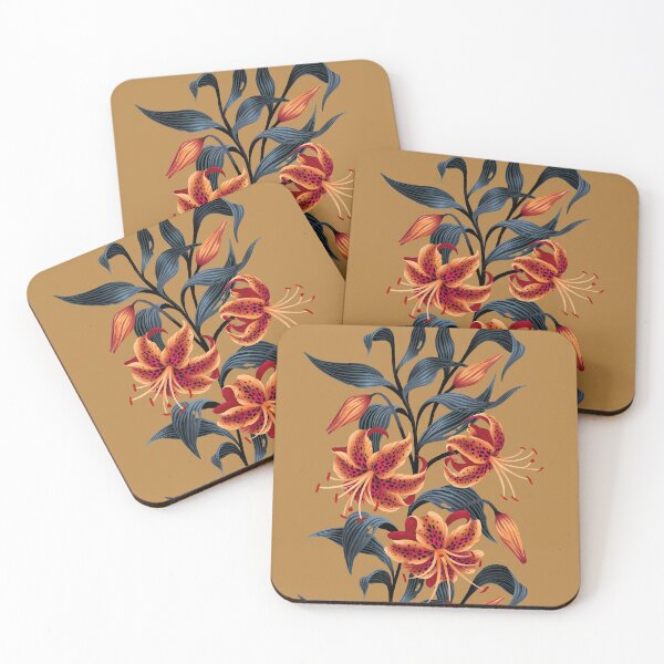 Item preview, Tiger Lily - Mustard designed and sold by Andrea Muller.