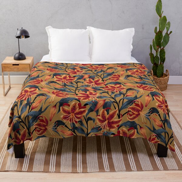 Item preview, Tiger Lily - Mustard designed and sold by Andrea Muller.