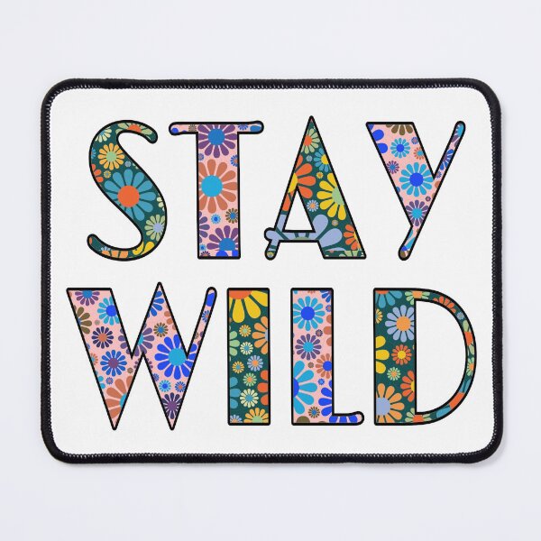 Aperçu de l'œuvre RETRO VINTAGE 70s flower power WILD CHILD créée et vendue par CERVART.
