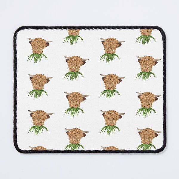 Item preview, Grazing baby highland cow designed and sold by littlethistle.