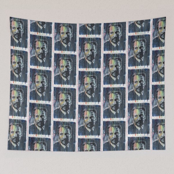 Item preview, Hans Gruber - Hand Drawn Oil and Ink Portrait designed and sold by HRHildebrand.
