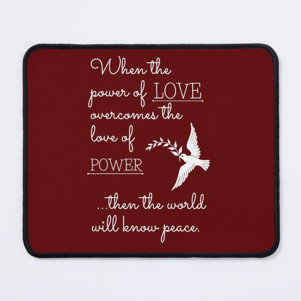 Item preview, When the power of love overcomes the love of power designed and sold by LukjanovArt.