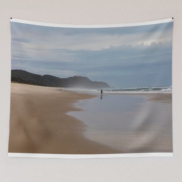Item preview, Lone Woman Byron bay on Tallow Beach designed and sold by Martin Berry Photography.