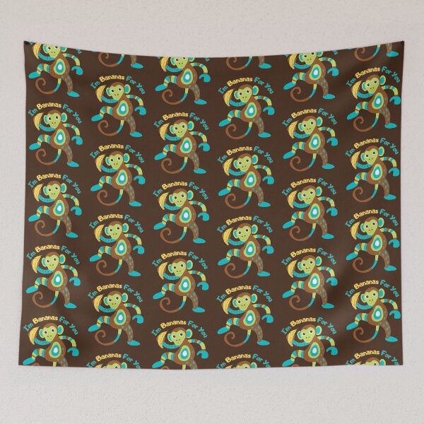 Item preview, I'm Bananas For You Monkey designed and sold by ChelleCreate.