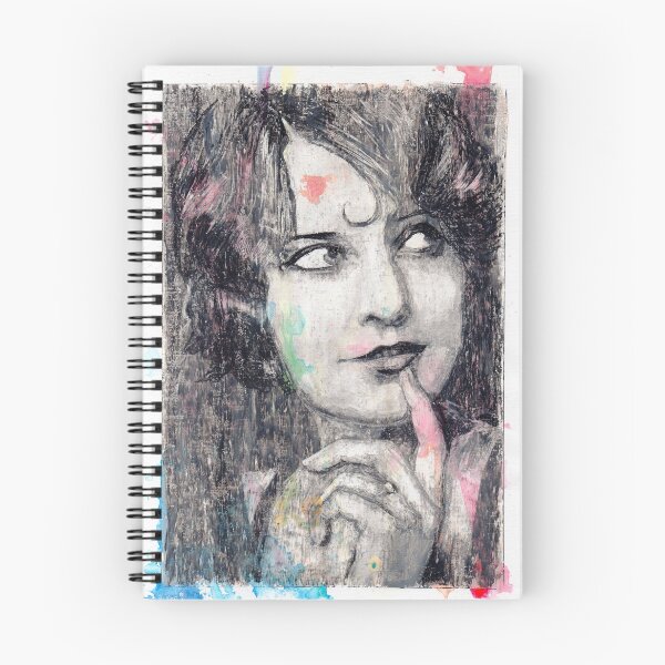 Item preview, Barbara Stanwyck - Hand Drawn Oil and Ink Portrait designed and sold by HRHildebrand.