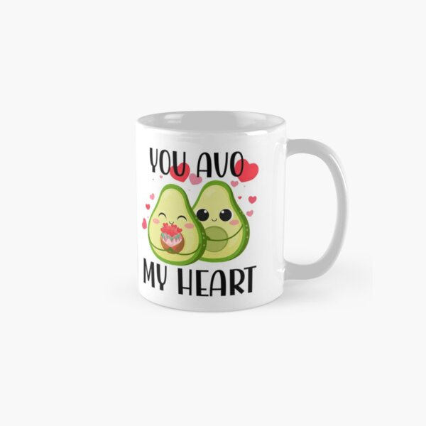 Let's Avocuddle Mug, cute avocado lovers, mug for boyfriend or girlfriend,  valentines day gift, gift for valentine, funny mug