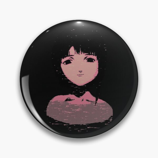Item preview, Lain of the wired black designed and sold by karlawaifu.