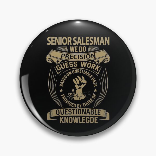Item preview, Senior Salesman T Shirt - We Do Precision Job Gift Item Tee designed and sold by natalinedk.