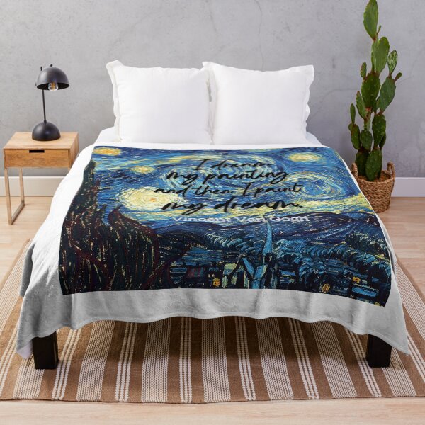 Item preview, I dream my painting and then I paint my dream -starry night, van gogh designed and sold by designsbyreaia.