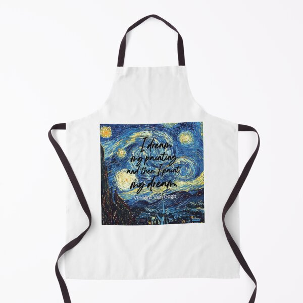 Item preview, I dream my painting and then I paint my dream -starry night, van gogh designed and sold by designsbyreaia.