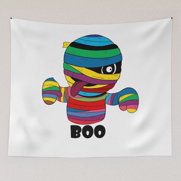 Item preview,  scary mummy "BOO" designed and sold by Anoirshop ⭐⭐⭐⭐⭐.
