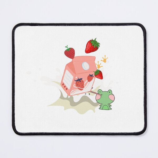 Item preview, Strawberry milk and Frog-cute designed and sold by Cheeky Popp.