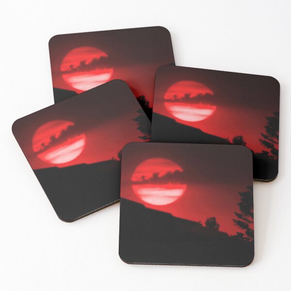Item preview, Fiery Red Sunset designed and sold by plugsnpixels.