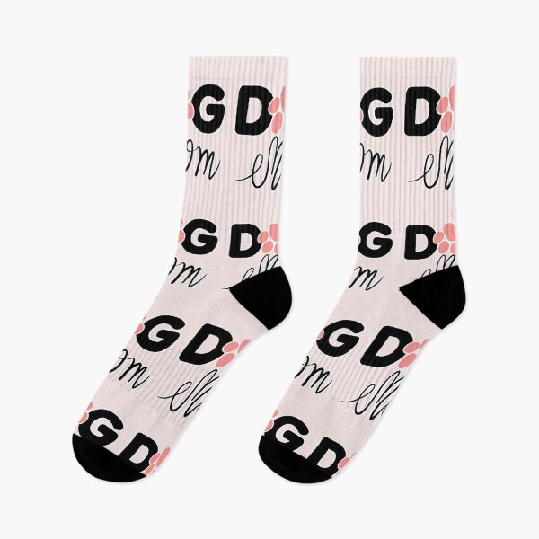 Item preview, Dog Mom Sticker - Pet Lover Paw Cute Letter - Pink and Black designed and sold by ShumShumShop.