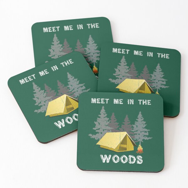 Item preview, Meet Me In The Woods - Tent Camping designed and sold by checkertonetees.