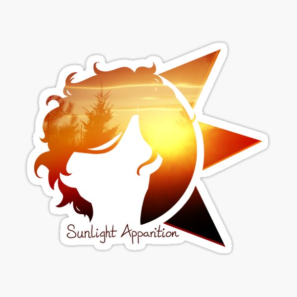 Sunlight Silhouette Sticker