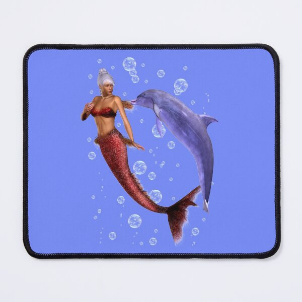 Item preview, A Little Tenderness .. the mermaid and dolphin designed and sold by LoneAngel.