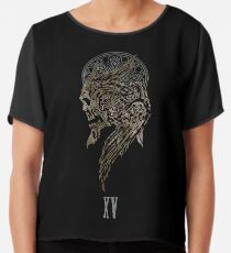 The Lucian Crest Chiffon Top