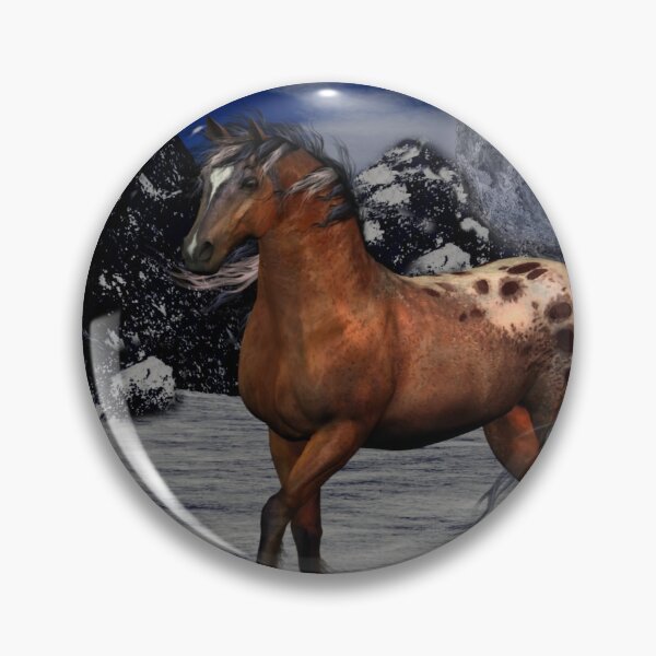 Item preview, Wild And Free .. a wild horse of the mountains designed and sold by LoneAngel.