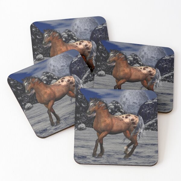 Item preview, Wild And Free .. a wild horse of the mountains designed and sold by LoneAngel.