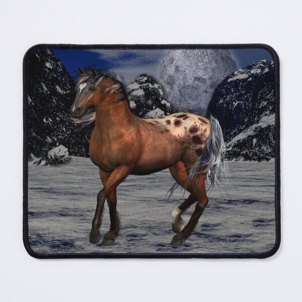 Item preview, Wild And Free .. a wild horse of the mountains designed and sold by LoneAngel.