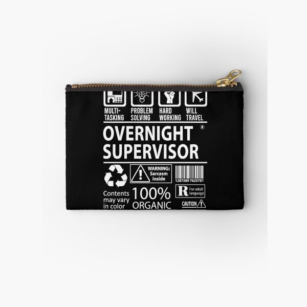 Item preview, Overnight Supervisor T Shirt - MultiTasking Certified Job Gift Item Tee designed and sold by sabinacsnm.