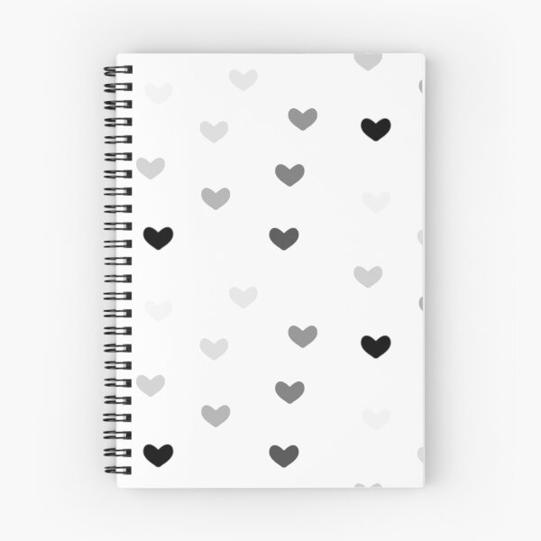 Item preview, Black Gradient Repeating Hearts designed and sold by Sketches by Sophie.