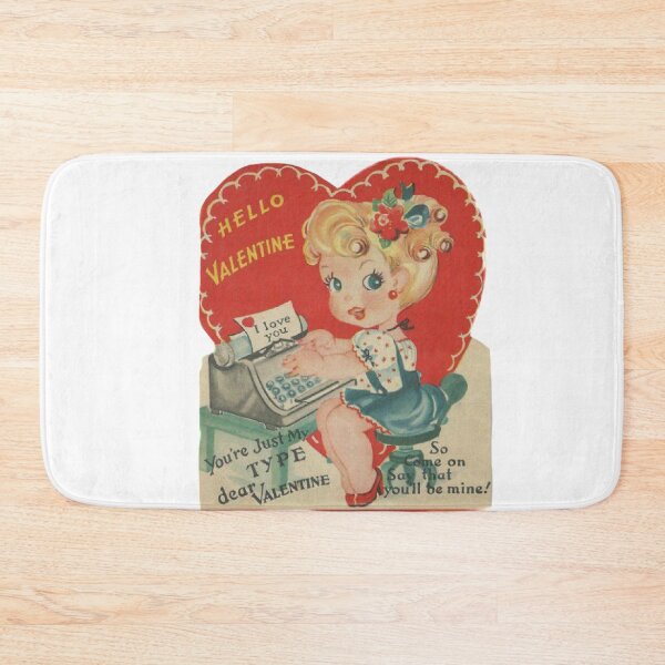Item preview, Vintage Valentine’s Day with Little Girl  designed and sold by Pinkmagenta.