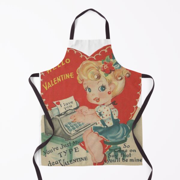 Item preview, Vintage Valentine’s Day with Little Girl designed and sold by Pinkmagenta.