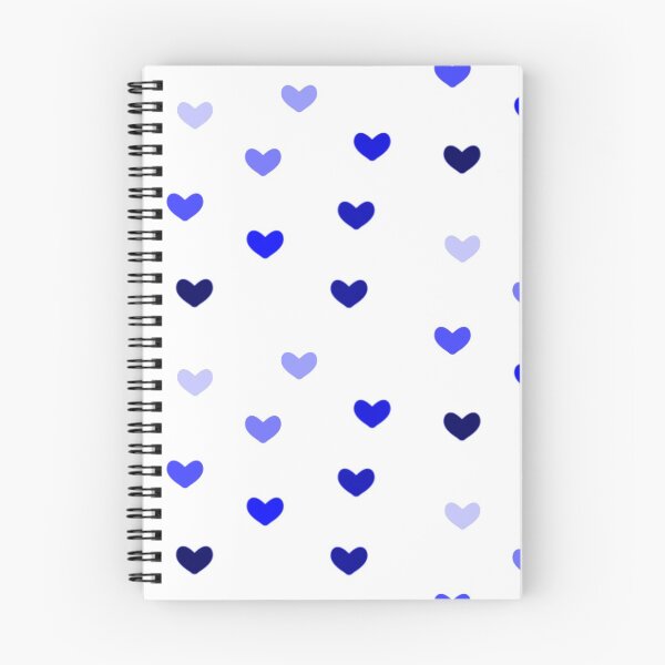 Item preview, Blue Gradient Repeating Hearts designed and sold by Sketches by Sophie.