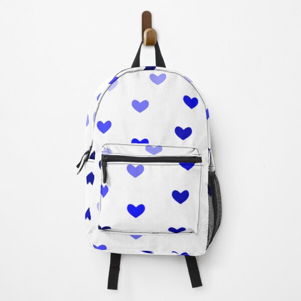 Item preview, Blue Gradient Repeating Hearts designed and sold by Sketches by Sophie.
