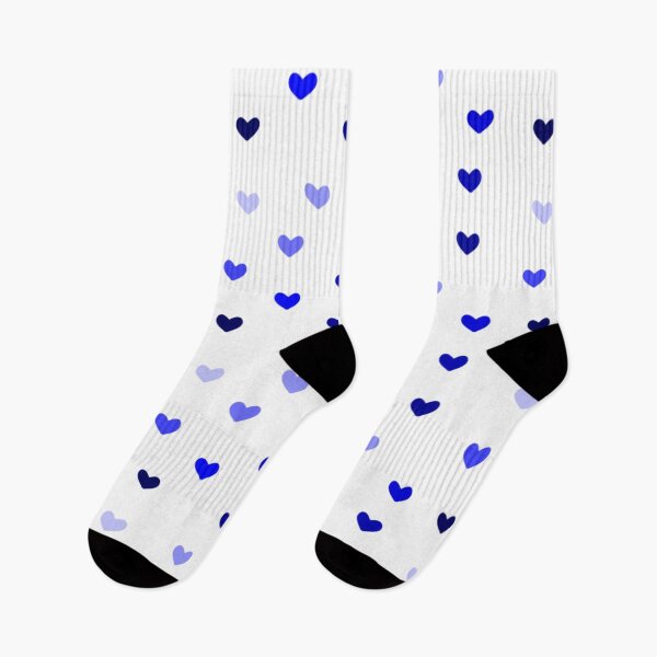 Item preview, Blue Gradient Repeating Hearts designed and sold by Sketches by Sophie.