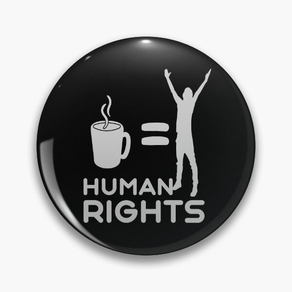 Item preview, Coffee Is A Human Right-Funny Coffee Drinker Apparel Gifts designed and sold by DeeSignTShirts.