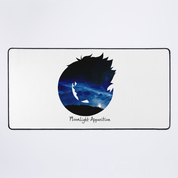 Moonlight Silhouette Desk Mat