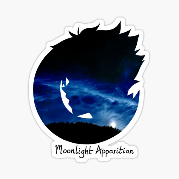 Moonlight Silhouette  Sticker