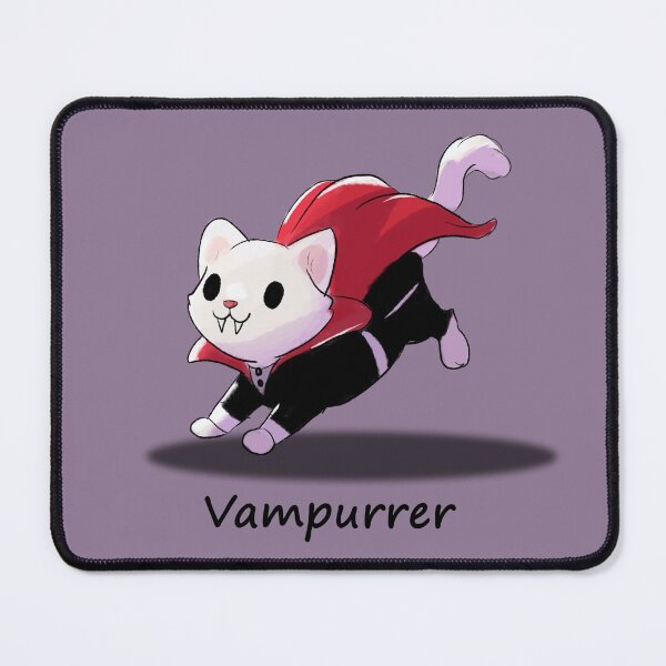 Item preview, Vampire Cat Pun designed and sold by MellowArtStuff.