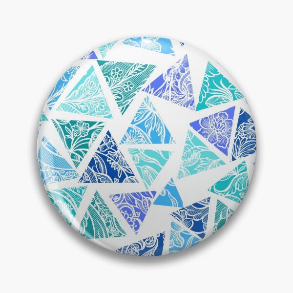 Item preview, Blue triangles designed and sold by Zahramchinoy.