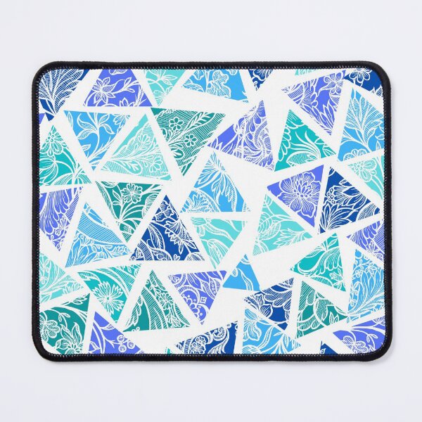 Item preview, Blue triangles designed and sold by Zahramchinoy.