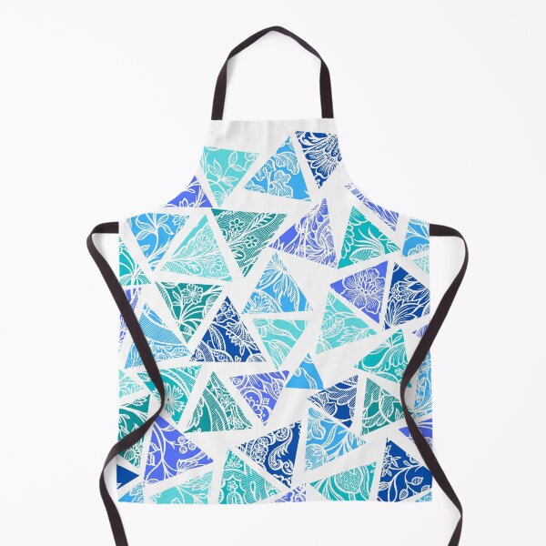 Item preview, Blue triangles designed and sold by Zahramchinoy.