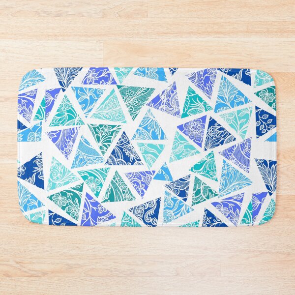 Item preview, Blue triangles designed and sold by Zahramchinoy.