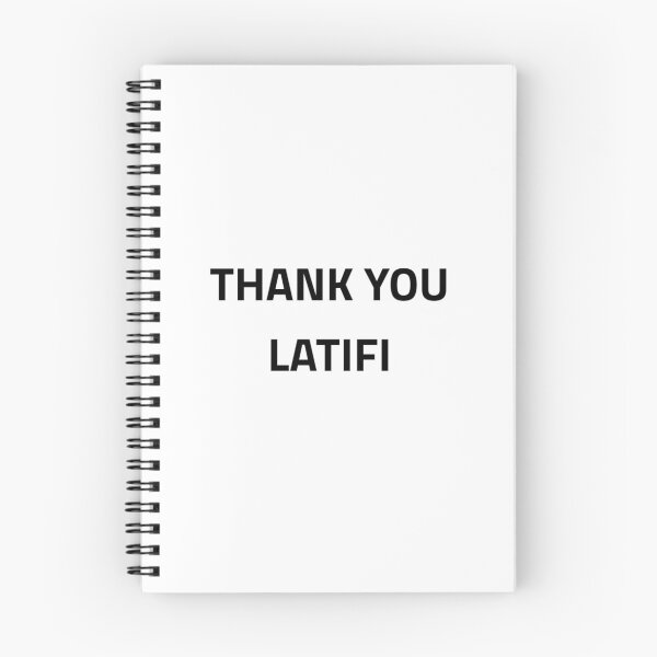 Item preview, THANK YOU LATIFI MERCH designed and sold by ClothesnMore.