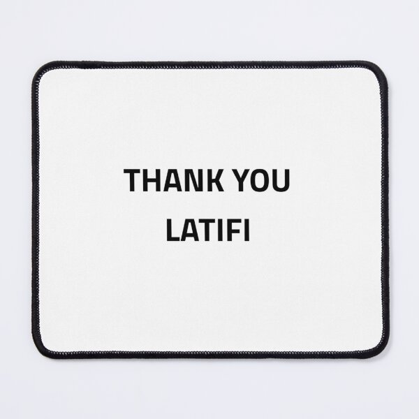 Item preview, THANK YOU LATIFI MERCH designed and sold by ClothesnMore.